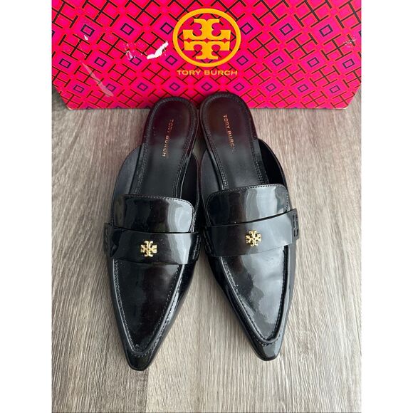 TORY BURCH Pointed-Toe Backless Loafers Size US 6 $478 - Picture 9 of 12
